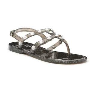 Mix No. 6 Jayden Rhinestone Jelly Sandal - Kids'